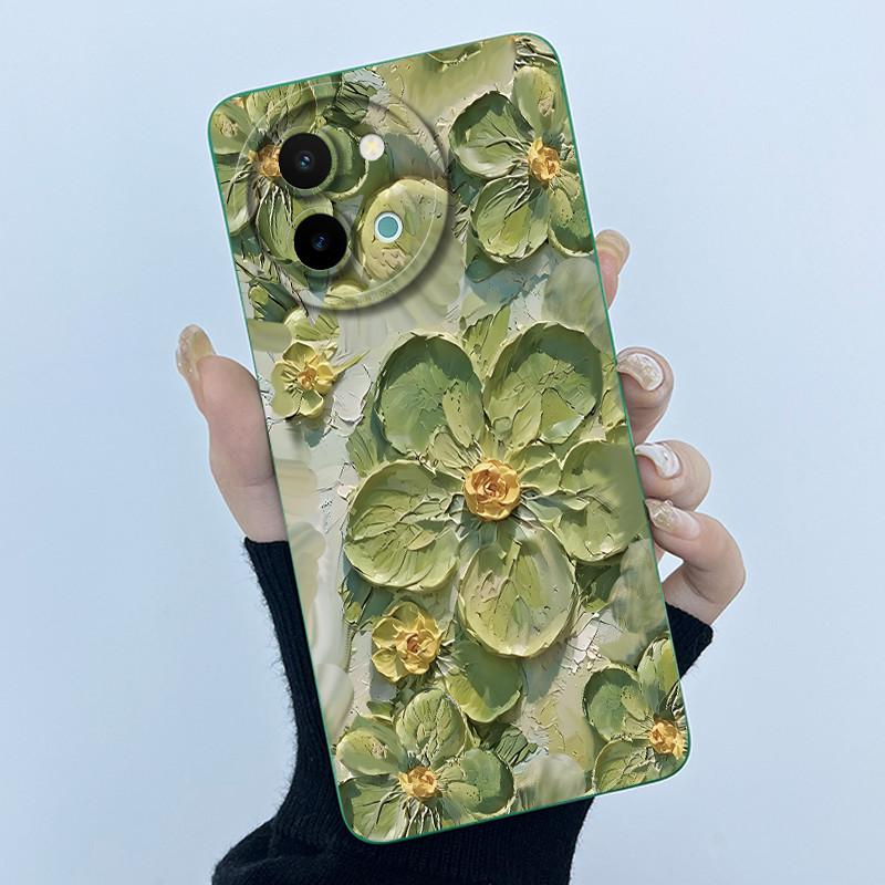 Case For Vivo Y38 Y58 T3X 5G Cute Panda Sweet Girls Silicone Soft Back Cover for VivoY38 VivoY58 5G Bumper Protective Casing