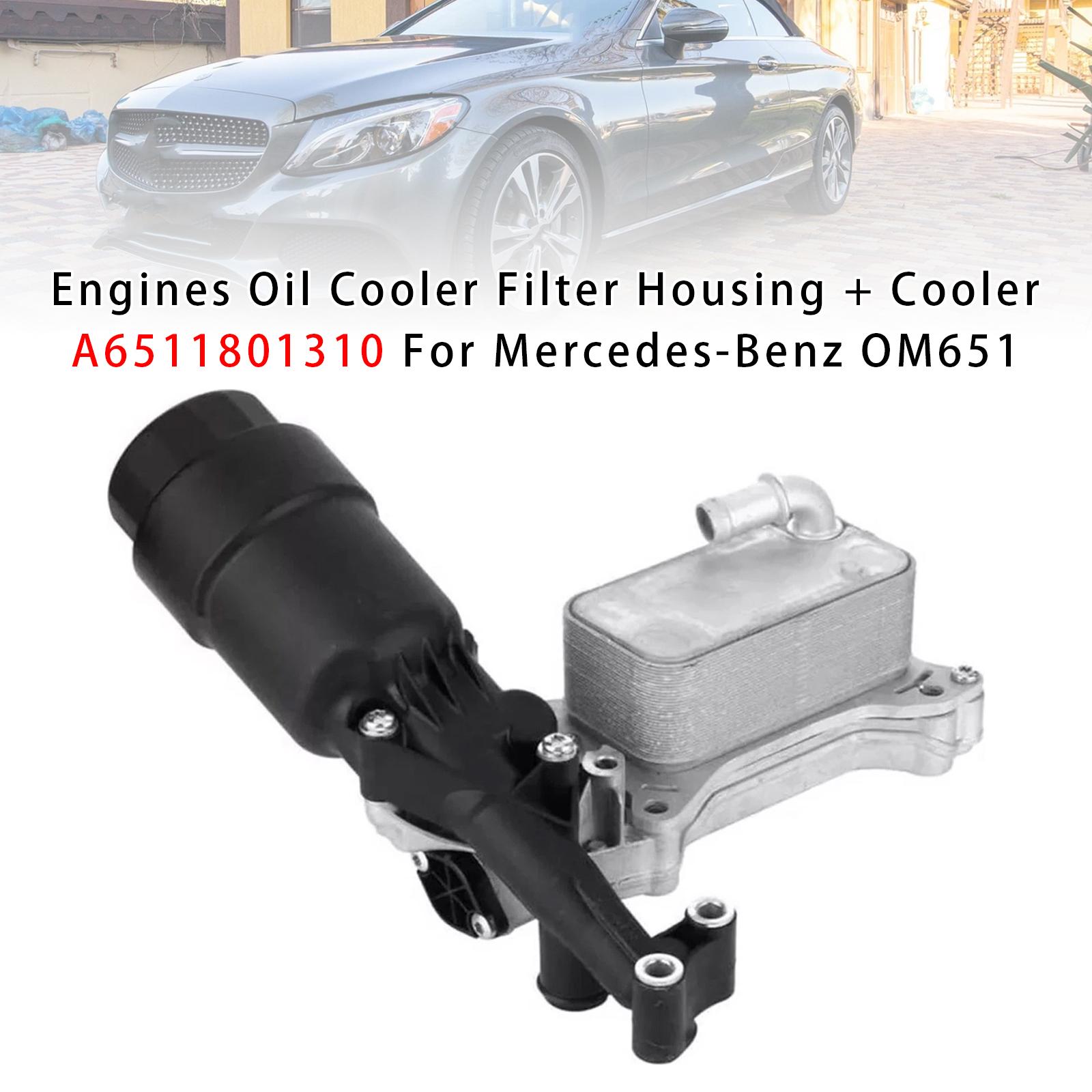 

Engines Oil Cooler Filter Housing + Cooler A6511801310 For Mercedes-Benz OM651