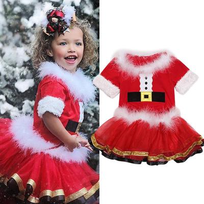 christmas santa dress for baby girl