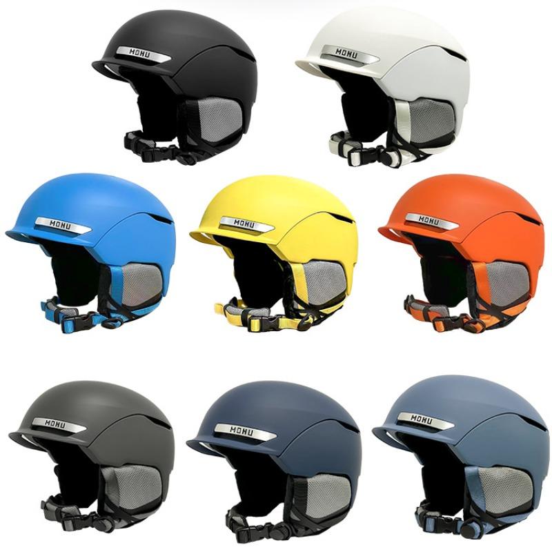 Ski Helmet Integrated Molding Men's and Women's Single and Double Board Indoor and Outdoor Safety Anti-collision Warm Ski Helmet Equipment