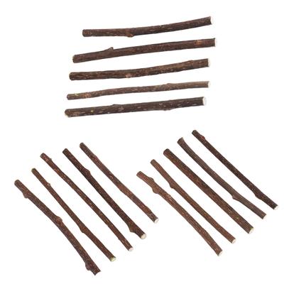 Good-15Pcs Natural Silvervine Sticks For Catnip Sticks Matatabi Chew Sticks Teeth Molar Chew For Cat Teeth Cleaning