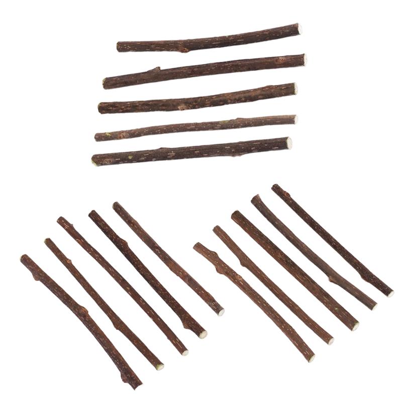 

Добре-15 шт. Натуральні палички сріблянки для кішок Палички з котячою м ятою Мататабі Жувальні палички Зубочистки для чищення зубів кішок