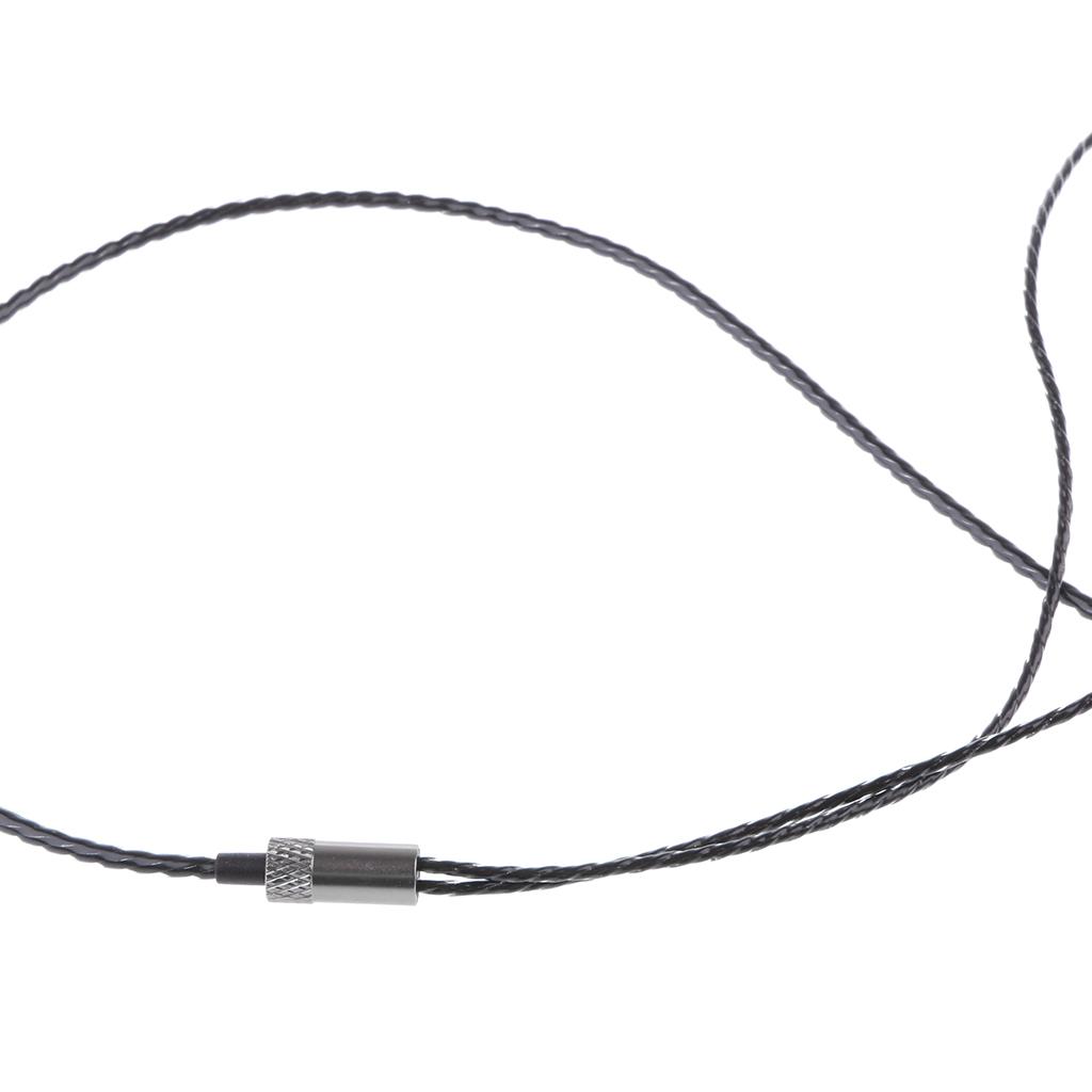 3.5mm Replacement Repair DIY Cable Wire In-Ear Headphones Earphones Black and Gray