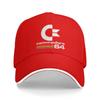 Nuovo Arrivo Cappellini da Baseball Vintage Commodore 64 Logo Indossare per Unisex Donna Cappellino da Golf Classico Retro Amiga C64 Cappellino Snapback Regolabile