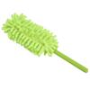 Telescopic Duster Handheld Dust Remover Stainless Steel for Floor Desk Cabinet Cupboard Cleaning Green