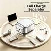 140W Handy-Ladegerät Separator Typ-C Automatisches Abschalten Ladegerät Nachtladung