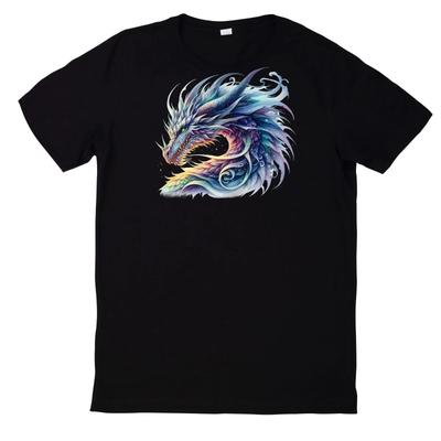 Koszulka Fantasy Smok Magiczny Smok Motyw Bawełna