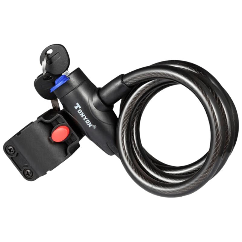 TONYON 588B Bicycle Steel Cable Lock