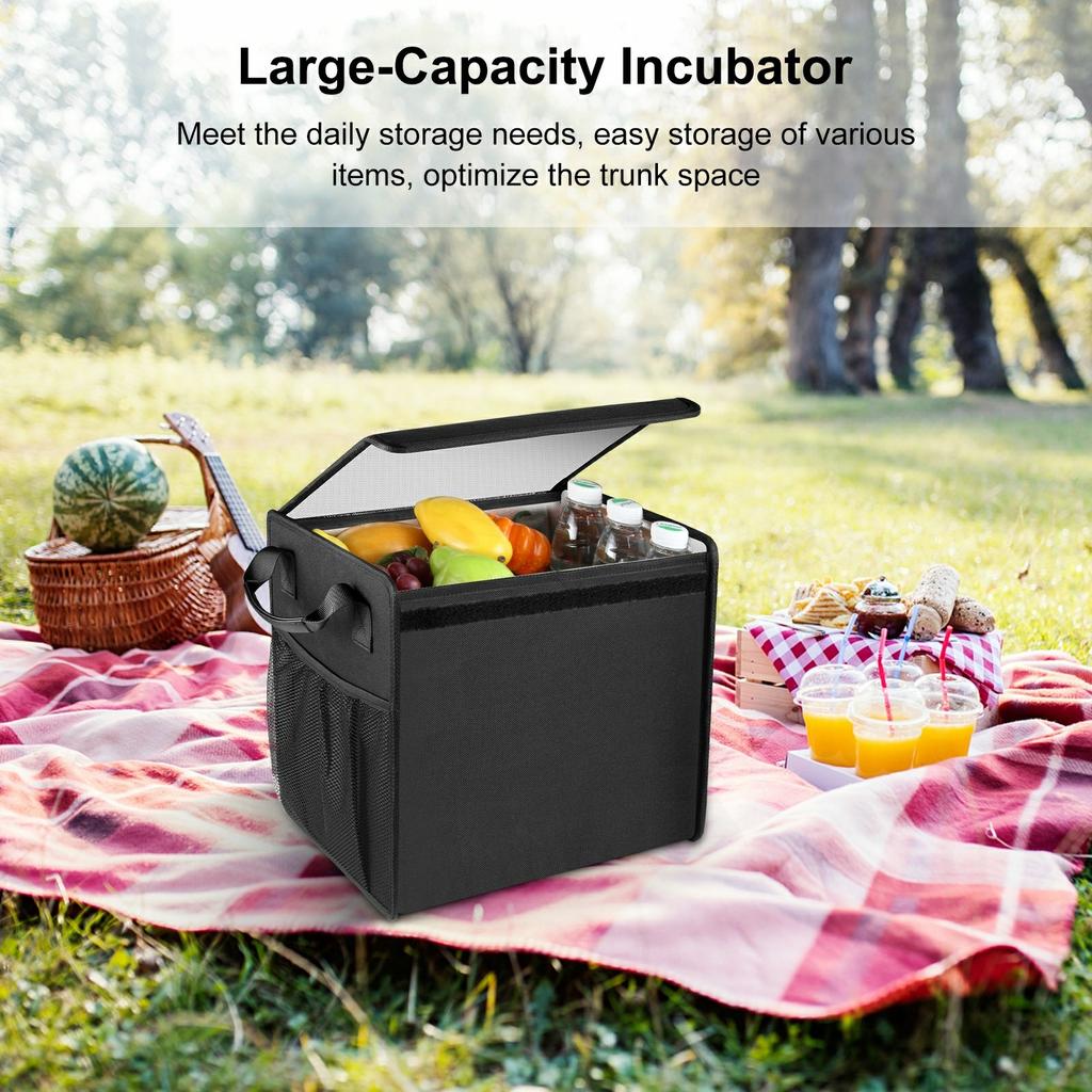 FUNADD FA0501 Cutie de depozitare pliabilă pentru portbagaj auto, geantă izolată alimentară, etanșă