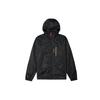 Retro Casual Hooded Jacket Couple Style Black Men's 10023165-A03