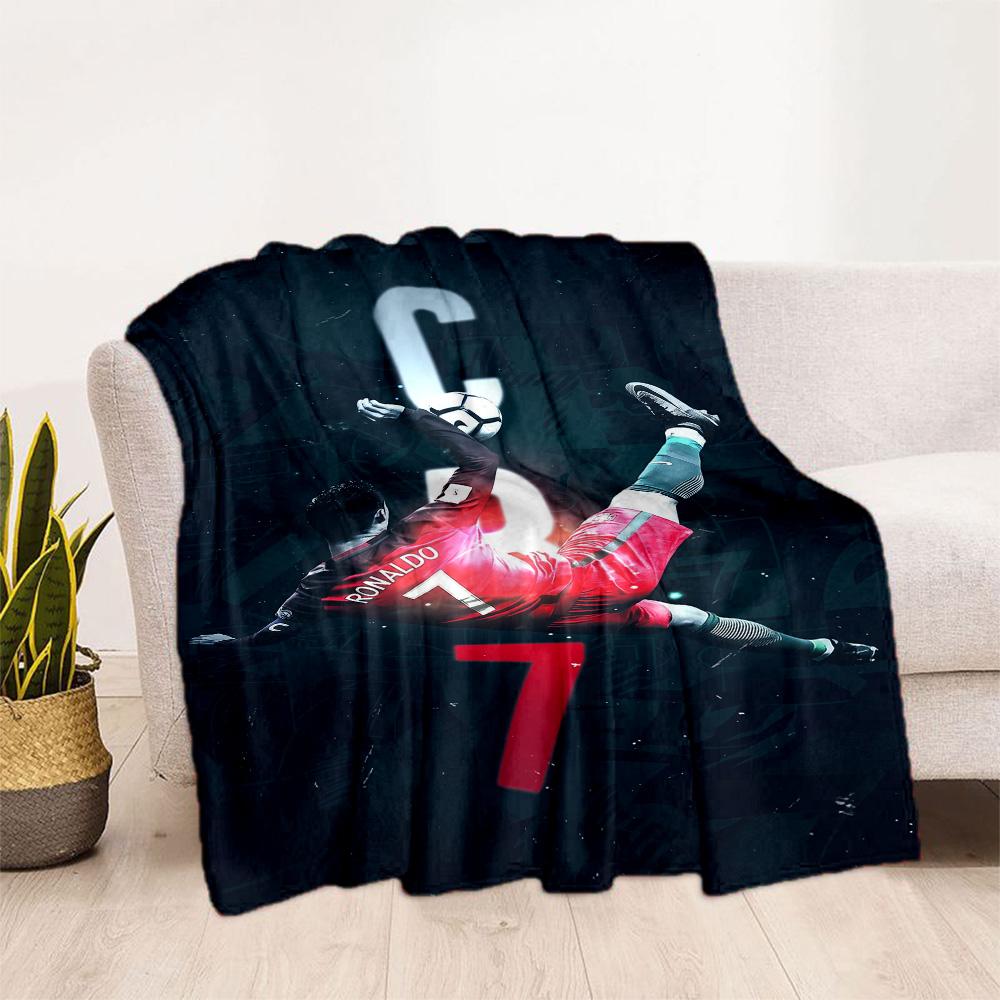 Cristiano Ronaldo 126 Blanket Ultra-Soft Great for Couch Livingroom Chair Four Seasons Multipurpose Playful Design