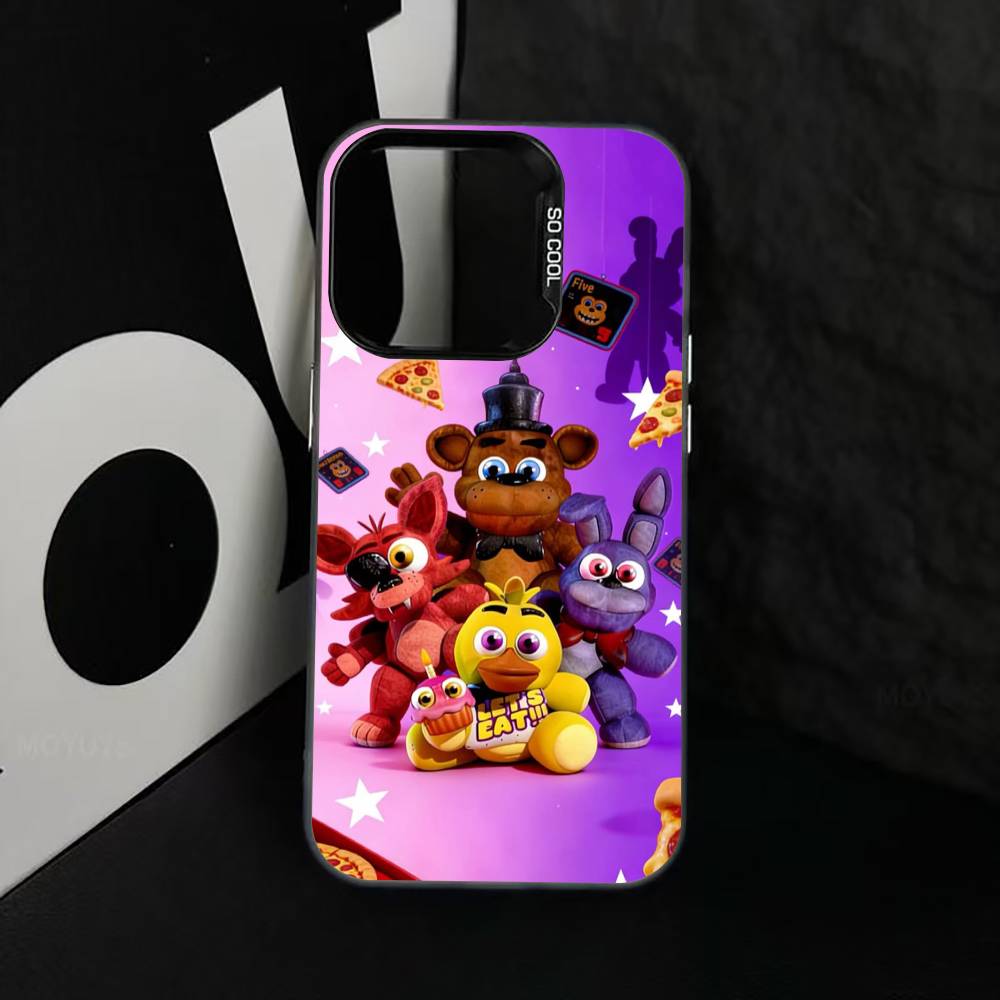 

Game F-N-A-F Phone Case For iPhone 17,16,15,14,13,12,11 Plus,Pro Max,XS,Colorful Silver Phone case Funda Cover iPhone15promax
