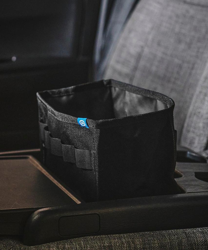 GORDON MILLER Car Cordura Dustbin, Black, 1646560