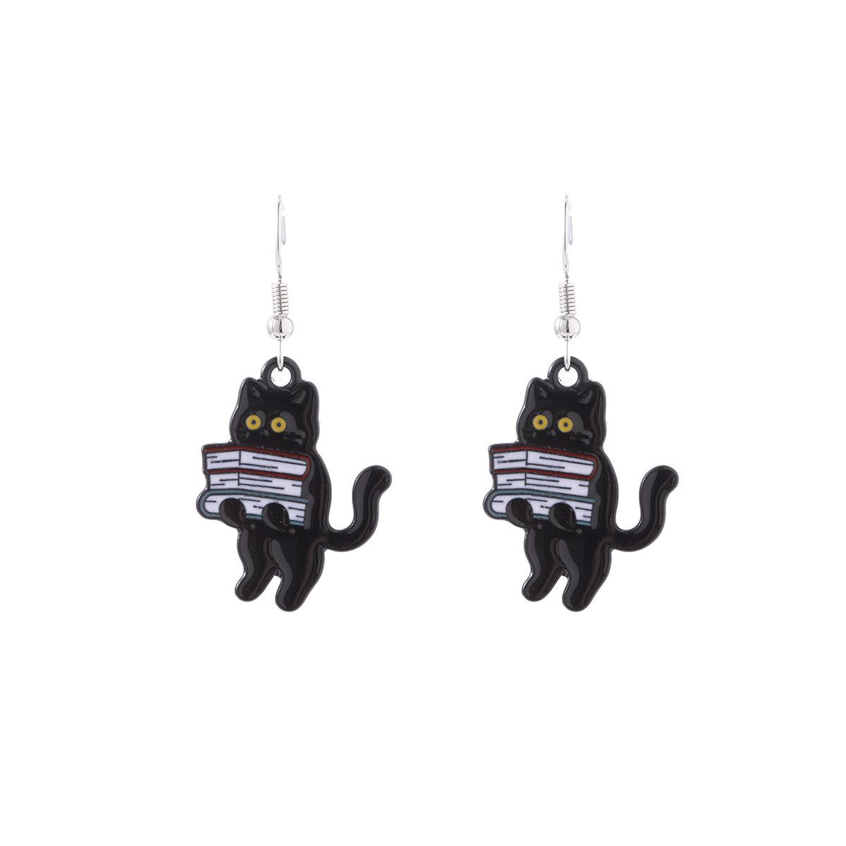 Cartoon Cat Ear Studs: Cute, Versatile, Daily Design for Summer