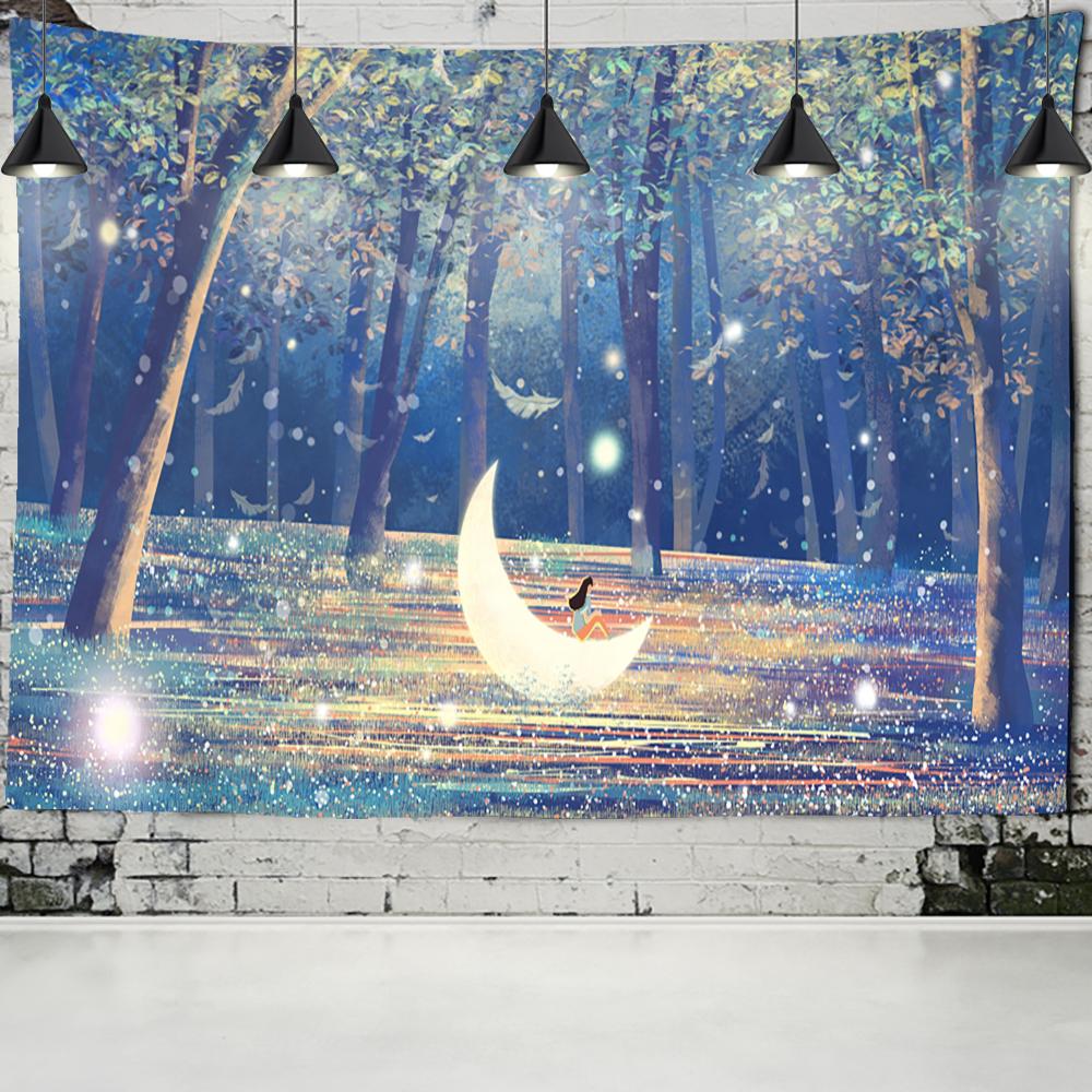 Dinosaur Age Tapestry Wall Hanging Abstract Art Animal Psychedelic Witchcraft Mystery Tapiz Dorm Home Decor