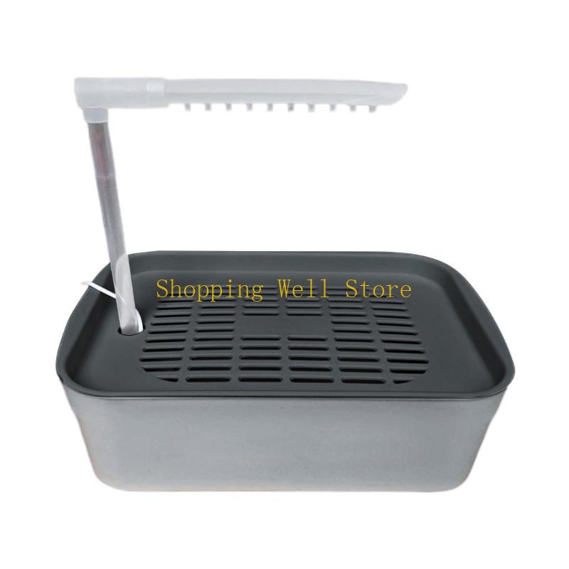 KX4B Bird Shower Basin Tabletops Parrots Bath Tub Bird Daily Use Bath Basin for Health