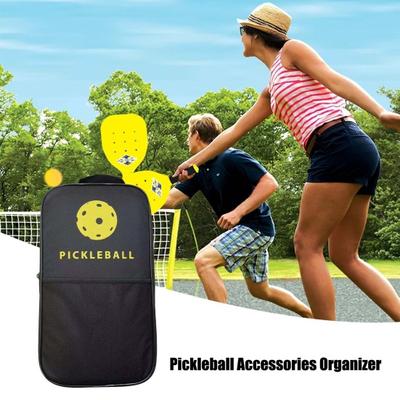 Pickleball Racket Bag Portable Pickleball Paddle Protective Zippered Bag Storage Carrier Table Tennis