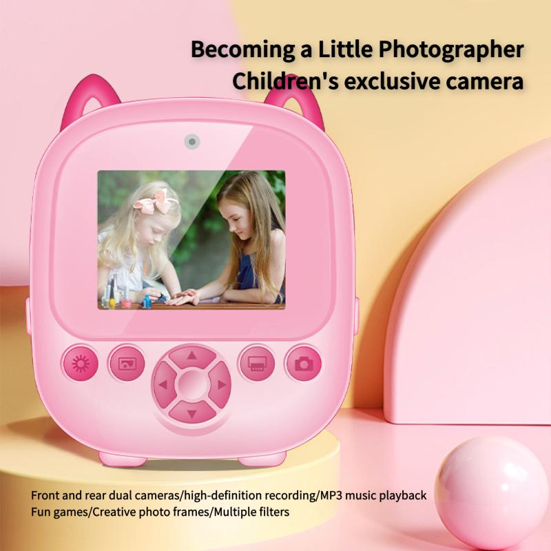 Children's instant printing digital camera high-definition 1080P thermal printing camera photo instant printing camera