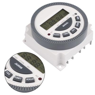 TM619-4 12VDC 7 Days Programmable Time Switch Street Light Timer