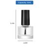 Factory Direct Sales In Stock Nail Polish Bottle Empty Glass Bottle Brush with Lid Nail Polish Sub-Packaging Blush Glue Medicine Bottle Lot