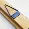 Decorative Picture Frame Hanging Hook with Extended Triangle and Double-Hole Feature for Horizontal Display