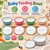 With Silicone Suction Cup Baby Feeding Bowl Ceramic Baby Dish  Baby Feeding