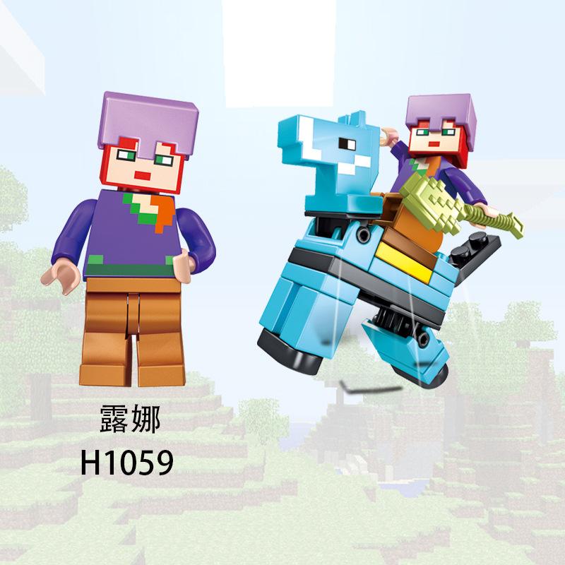 Minecraft Dream Postava Steve Stavebnice Minifigurka Entita 303 Dětská Hračka Dárek