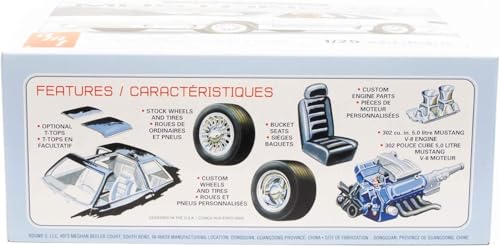 PLATZ AMT 1/25 1988 Ford Mustang GT Plastic Model Kit AMT1216 (Car)