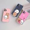 CJ21 BUBU DUDU Transparent Phone Case for LG K22 K30 K40 K40S K41 K42 K50 K50S K51 K51S K52 K61 K62 K71 K92 Q60 Q61 V40 V50 V60
