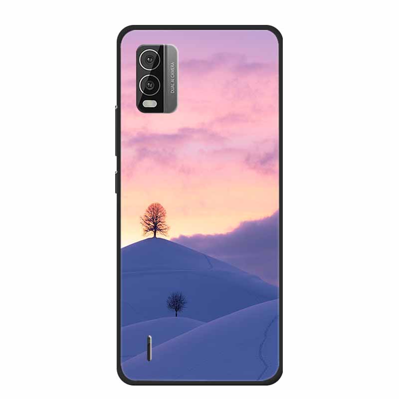 For Nokia C110 C210 C300 Case Soft black Silicone Bumper TPU Phone Wolf Cat Flower CaseS For C110 210 300 Shock proof Bumper TPU