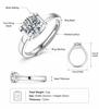 Moissanite K Platinum Ring Bridal Party Jewelry Cultural Gift  Supplier