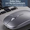 2.4G Bluetooth Mouse RGB Wireless Charging Mouse Luminous Ultra-Thin Silent Mute Mice USB Mause