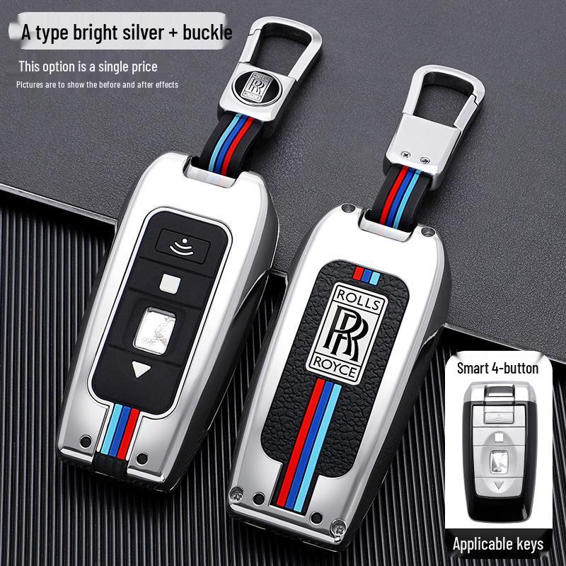 Kompatibles Metallschlüsselgehäuse für Rolls-Royce Ghost, Cullinan, Phantom, Wraith und Dawn Modelle