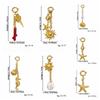 Pearl Fish Conch Key Chain Hanger Bikini Pendant Lovely Body Jewelry  Vacation