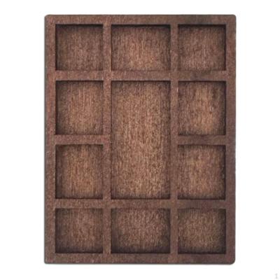 Organisateur d'Exposition de Bijoux Compact avec Plateau en Bois pour la Maison