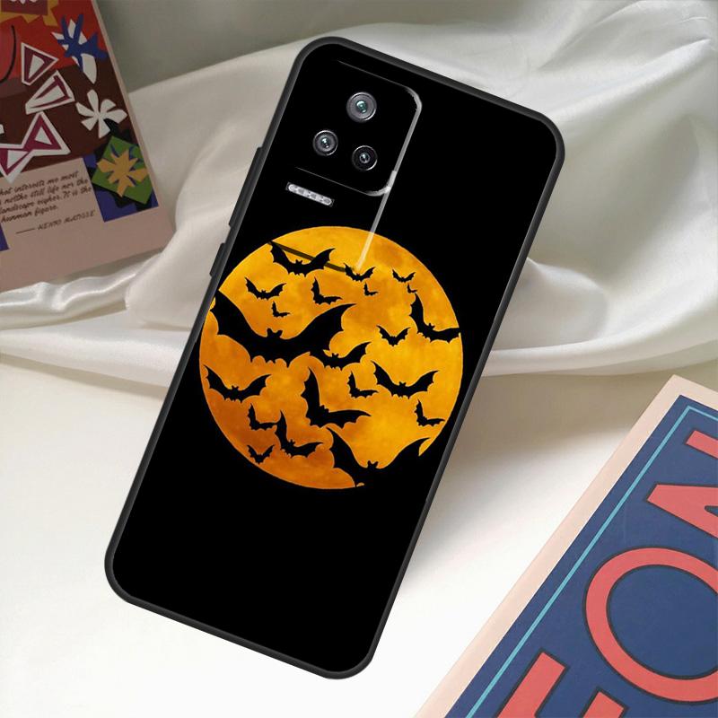 Halloween Vampire Bats Funda For POCO M6 Pro X3 X4 X5 X6 M5s F3 F5 Xiaomi 13T Pro 12T 11T 12 13 Lite 14 Ultra Case