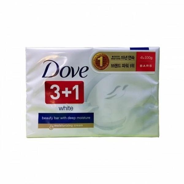 DOVE White Beauty Bar Soap 100g x 4 Pack (W7916BA)