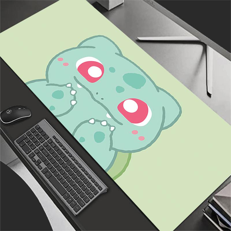Mouse Pad Gamer PC Computer Large x XXL Desk mat Keyboard Anime Gaming Accessories PPokemons Bulbasaur Mousepad Carpet 800x300x2mm