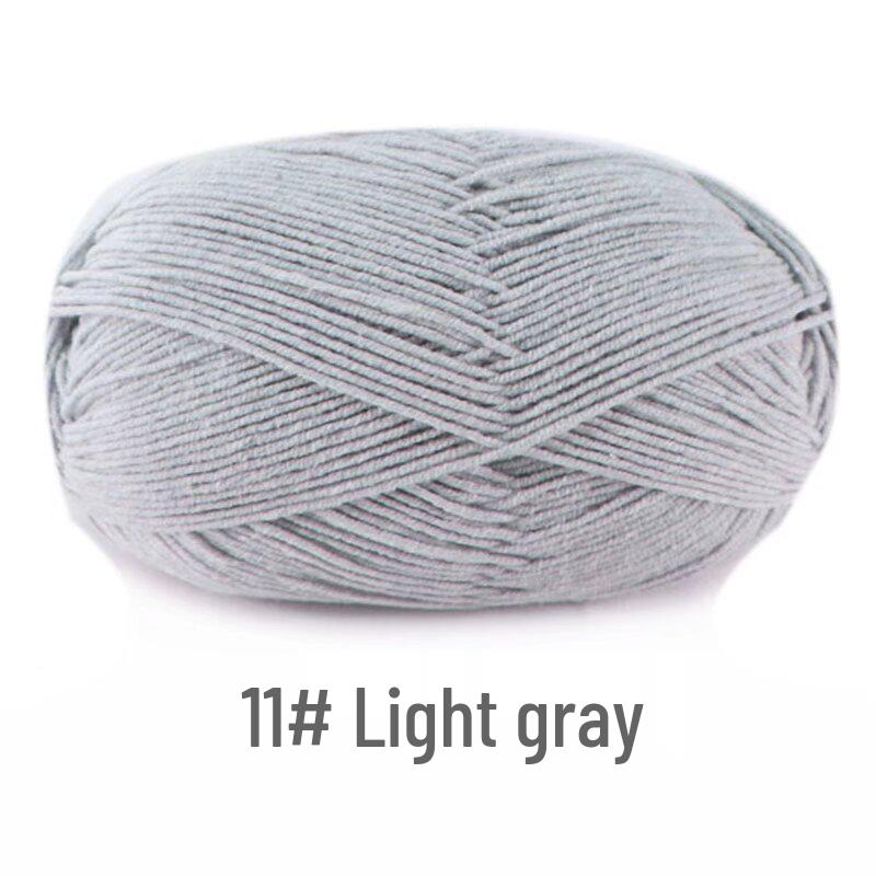 Su He 4-Strand Milk Cotton Combed Yarn for Hand-Knitting Baby Sweaters