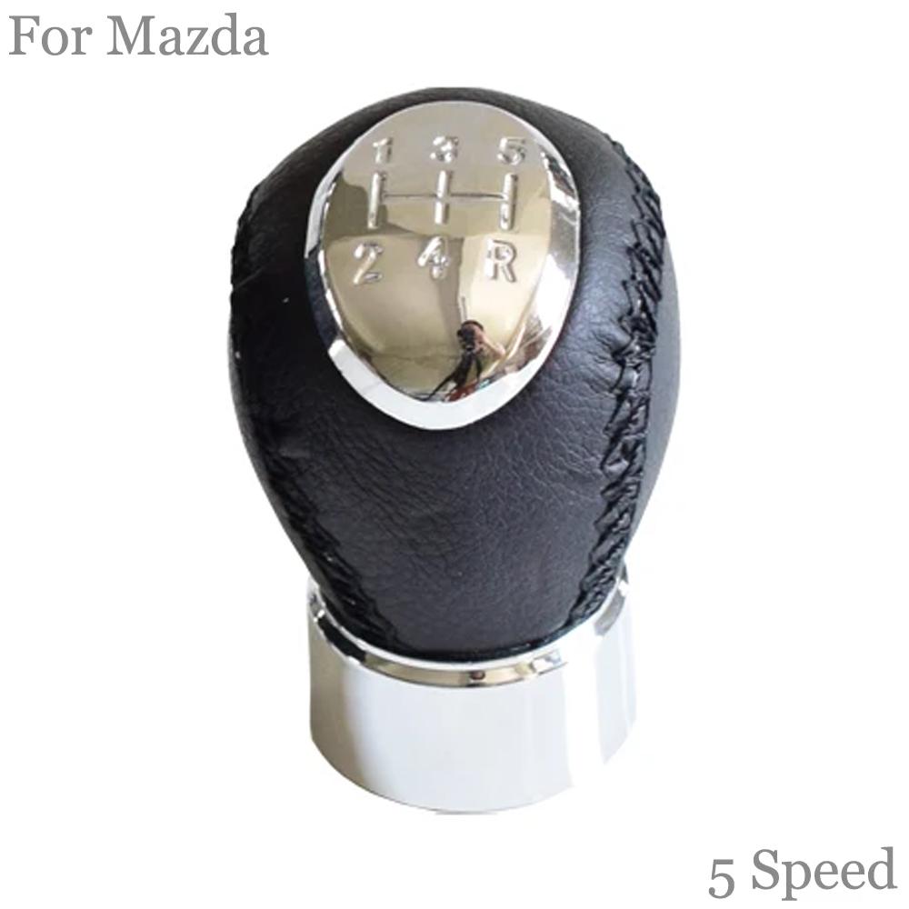 Gear Shift Knob Sports Lever HandBall For Mazda 3/Mazda 5/Mazda 6/323 626 RX-8 premavy Chrome 5 6 Speed Manual Gear Shift Knob 5 Speed