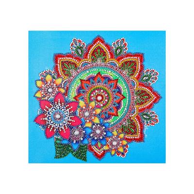 Mandala flor 5D DIY pintura especial de diamante cristal completo bordado de diamantes de imitación mosaico artesanía Kit decoración del hogar
