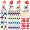 Jerify 36 Set Valentine's Day Fidget Toy Transformable Fidget Spinners with Gift Bags Heart Cards Robot Fidget Spinners Stress Relief Toys for Kids