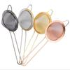 Stainless Steel Mesh Strainer Fine Tea Strainer with Long Handle Colanders Mesh Strainers Sieve for Cocktail Coffee Food Flours