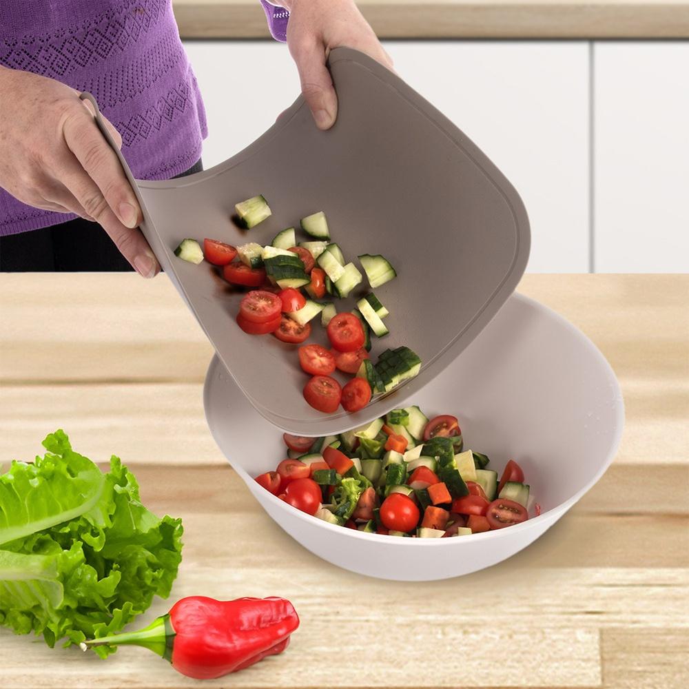 Kitchen Board for Cutting Food Products, Plastic, Flexible, 33cm