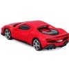 Bburago Ferrari 1/43 scale diecast model car FERRARI 296 GTB (Red) [Parallel Import]