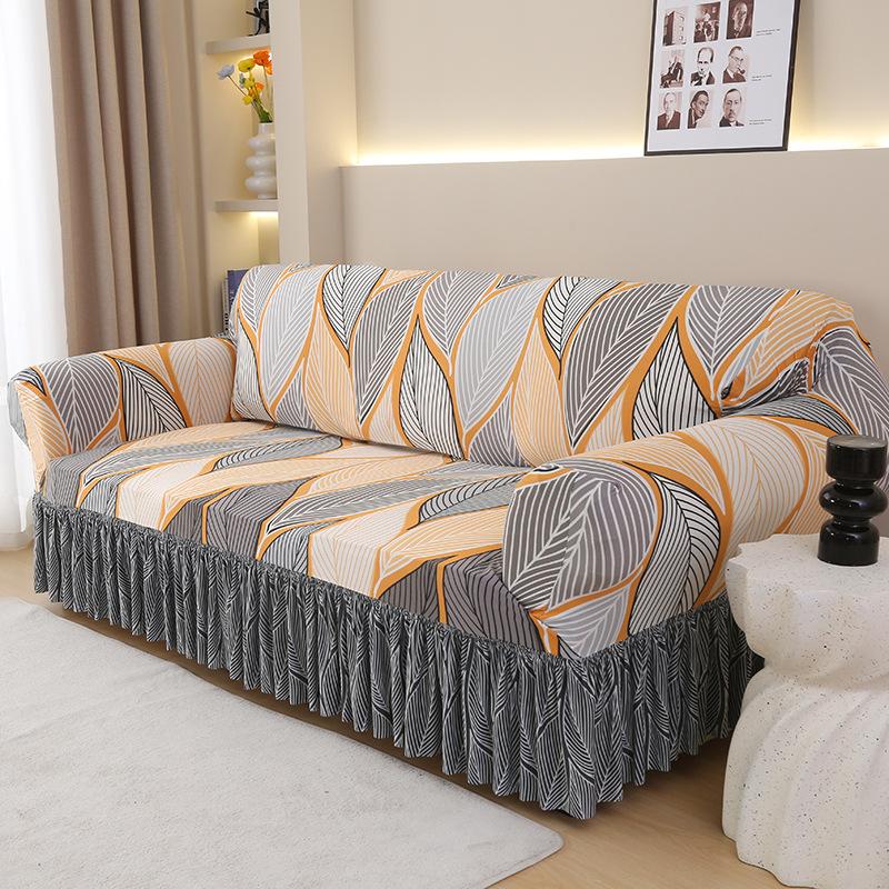Skirt Universal Sofa Cover Full Cover Sofa Cover Elastic Cover Fabric Sofa Cover Universal