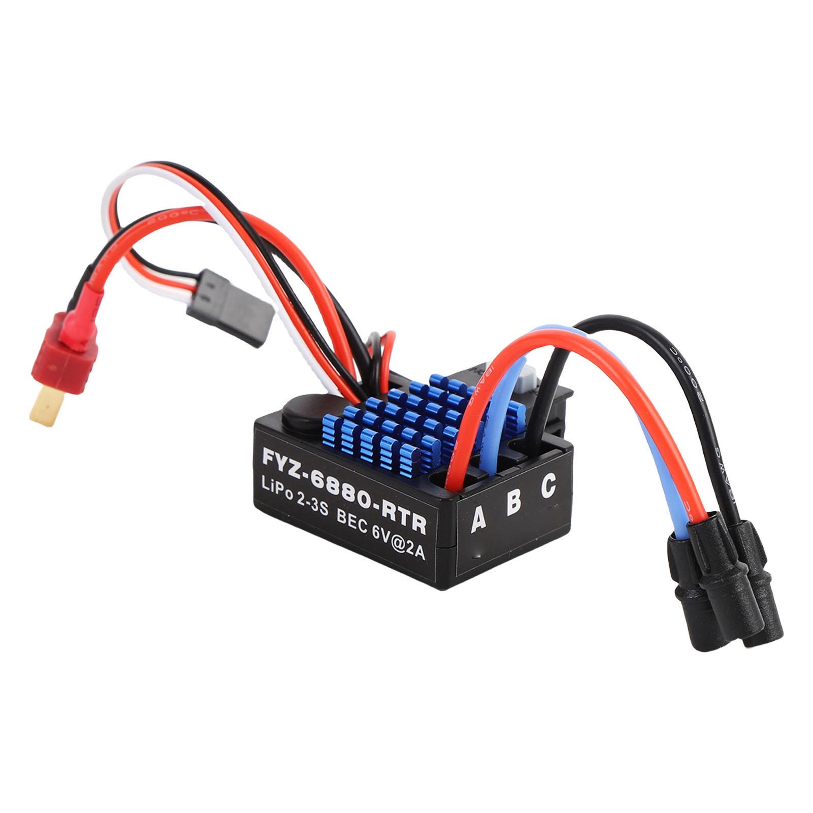 

Water Proof 35A RC Integrated Brushless ESC Brushless Speed Controller for 1 18 1 16 1 14 Scale RC Cars