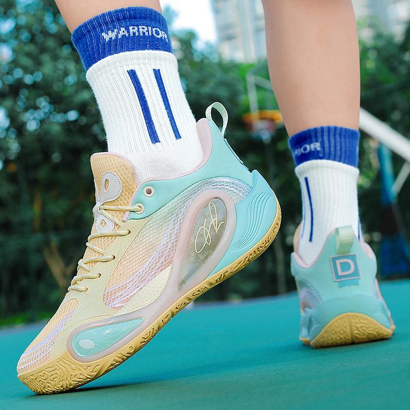 2026 Nya Herr Basket Sneakers Andningsbara Basket Träningsskor Stötdämpande Utomhus Sneakers Dam Basket Skor