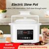 1-2 Person Household Ceramic Water Insulated Stew Pot Multifunctional Fully Automatic Soup Making Electric Stew Pot