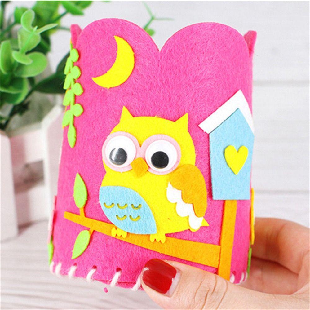 Crafts DIY Craft For Children DIY Pen Holder Non-Woven DIY Pencil Holder Handwork Pen Container